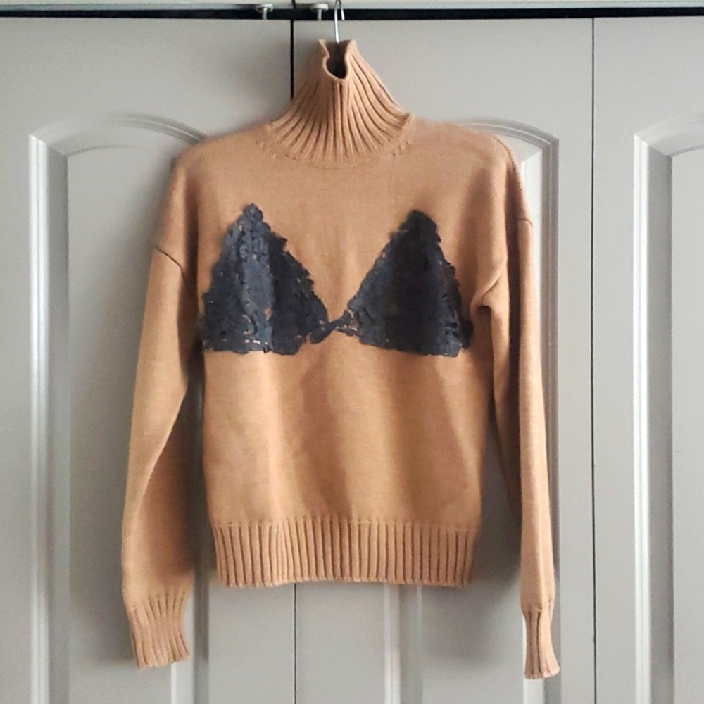 MSGM fleece wool sweater sz S
